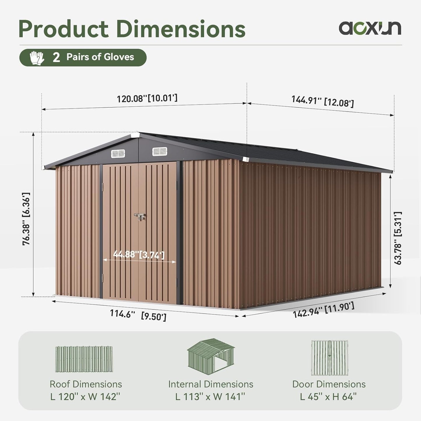 Secure Outdoor Storage Shed 🏡🔒 Keep Your Backyard Tidy & Organized!