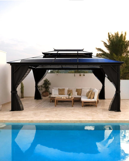 Stylish Backyard Pavilion 🌳✨ – Sturdy, Weatherproof, & Modern Design