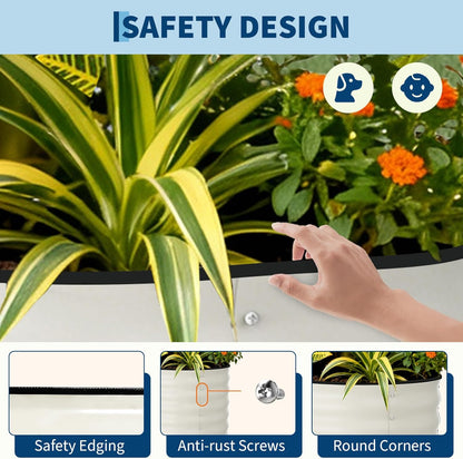 🍅 Harvest Freshness at Home – 8x4ft Durable Metal Raised Garden Bed 🌿
