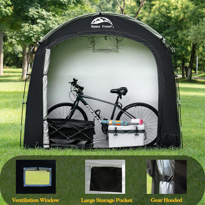 Adventure-Ready Bike Tent 🌄🏍️ – Stay Dry & Protected Anywhere! ☔