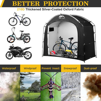 Adventure-Ready Bike Tent 🌄🏍️ – Stay Dry & Protected Anywhere! ☔