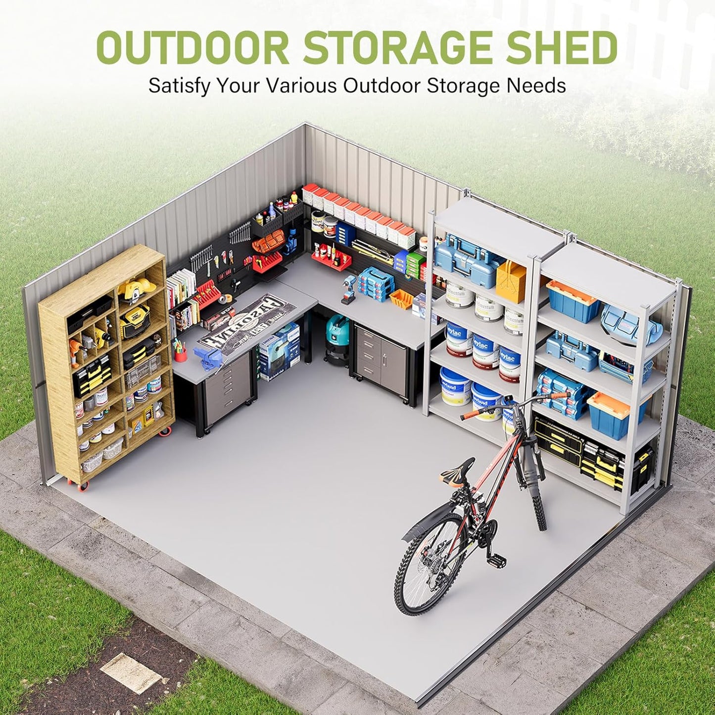 Lockable Outdoor Storage Box 🛠️💦 | Keep Tools, Toys & Gear Safe & Dry 🌞🌧️