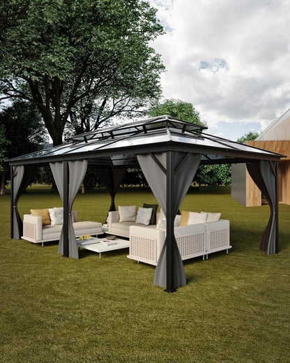 Stylish Backyard Pavilion 🌳✨ – Sturdy, Weatherproof, & Modern Design