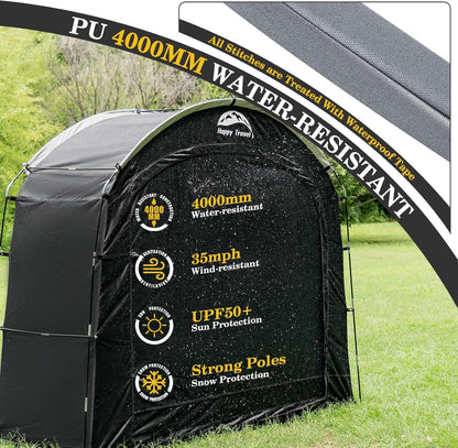Adventure-Ready Bike Tent 🌄🏍️ – Stay Dry & Protected Anywhere! ☔