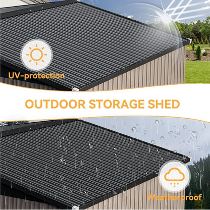 Secure Outdoor Storage Shed 🏡🔒 Keep Your Backyard Tidy & Organized!