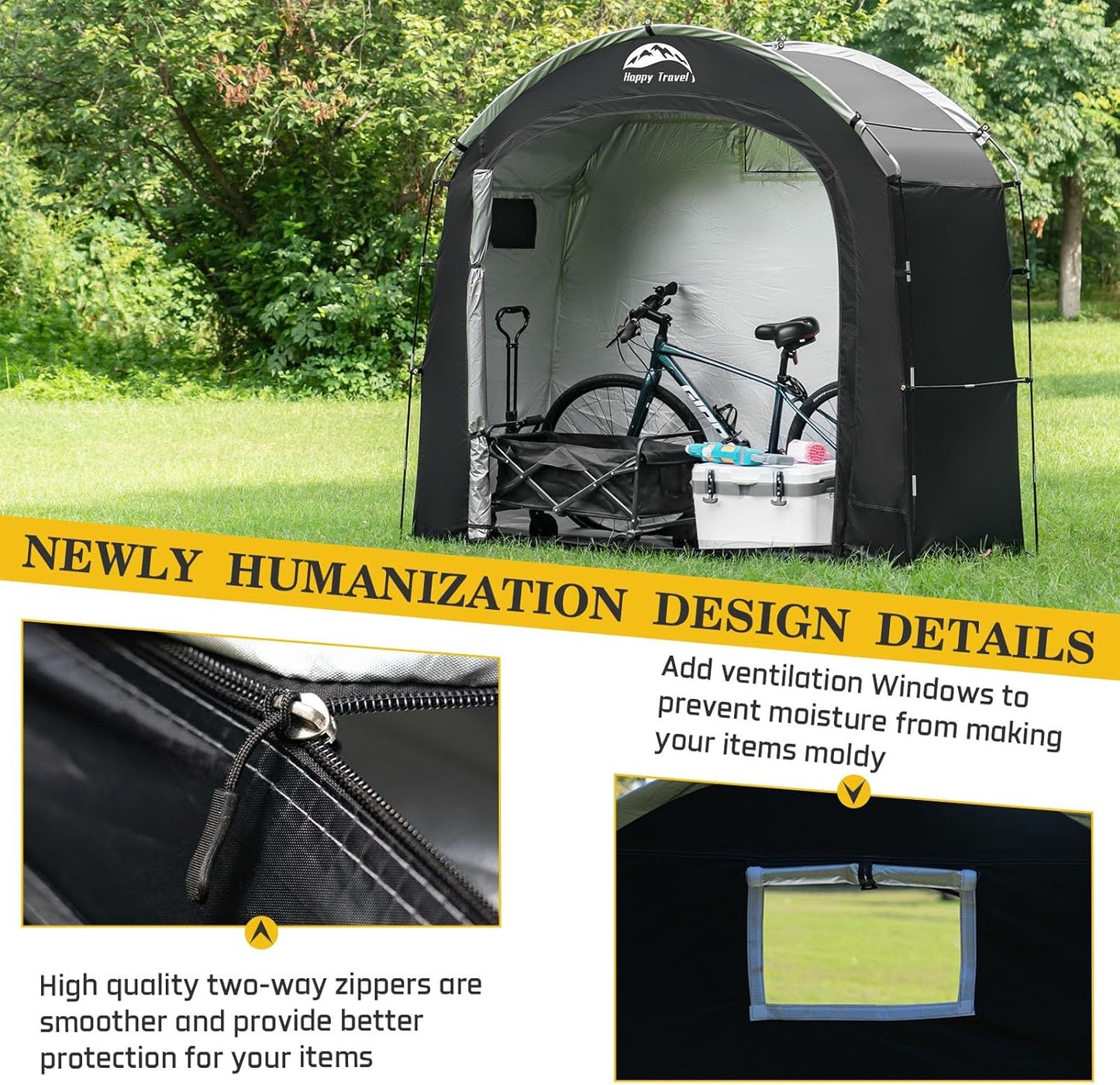 Adventure-Ready Bike Tent 🌄🏍️ – Stay Dry & Protected Anywhere! ☔