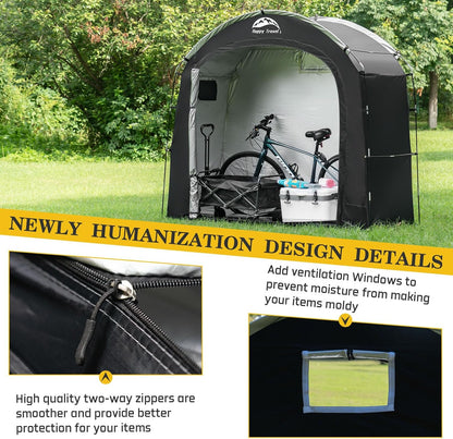 Adventure-Ready Bike Tent 🌄🏍️ – Stay Dry & Protected Anywhere! ☔