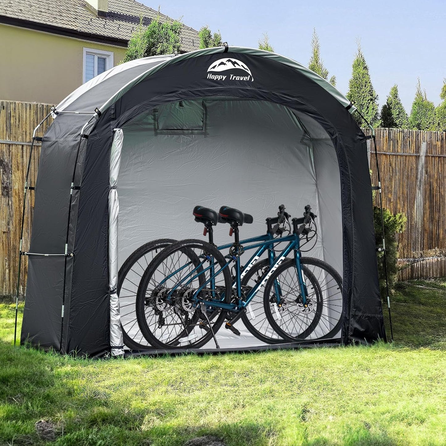 Adventure-Ready Bike Tent 🌄🏍️ – Stay Dry & Protected Anywhere! ☔