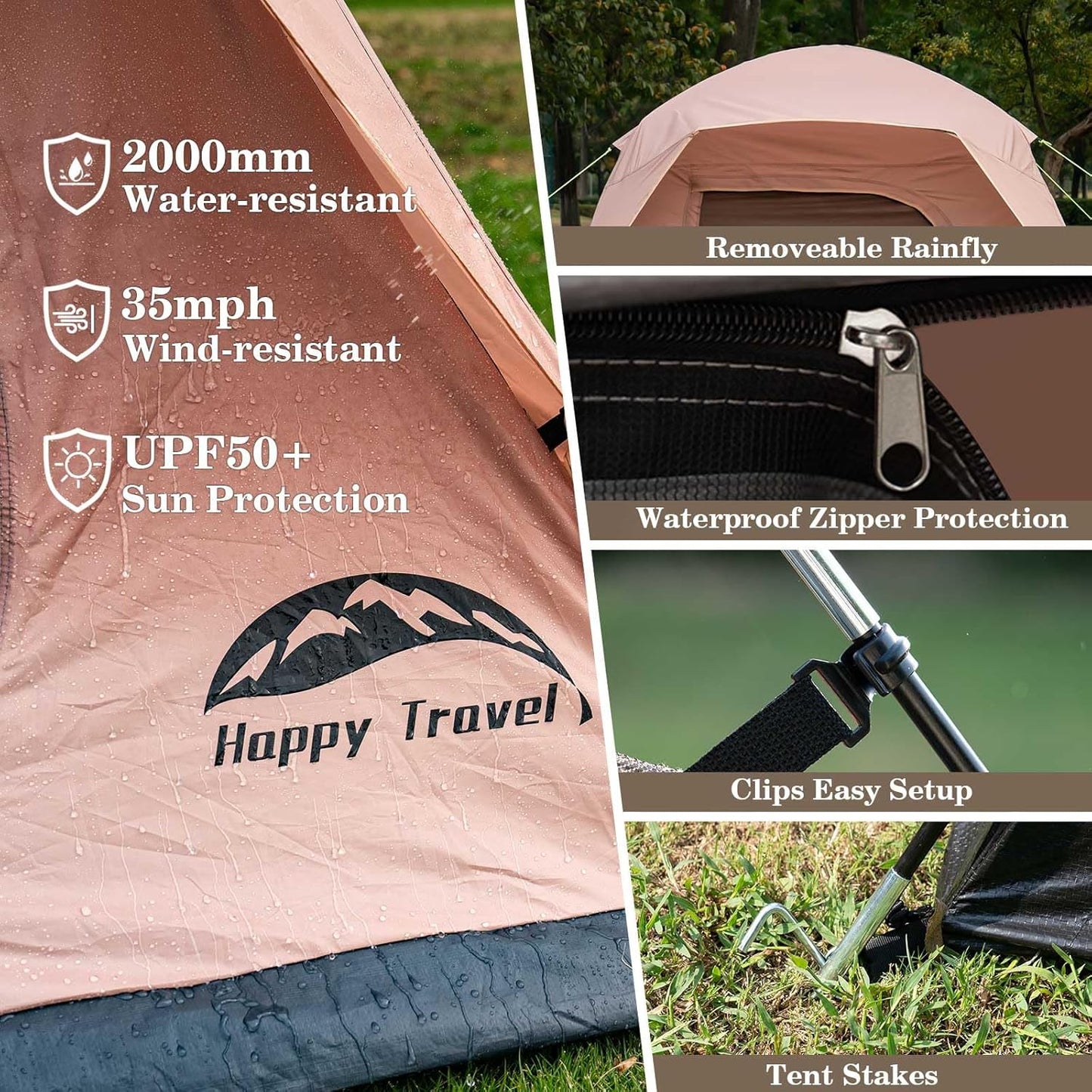 Adventure Dome Tent ⛺💨 | Waterproof & Portable Backpacking Shelter