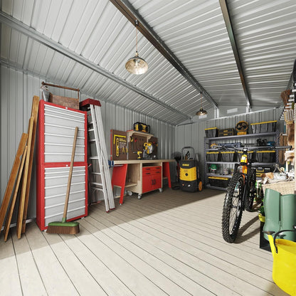 Secure Outdoor Storage Shed 🏡🔒 Keep Your Backyard Tidy & Organized!