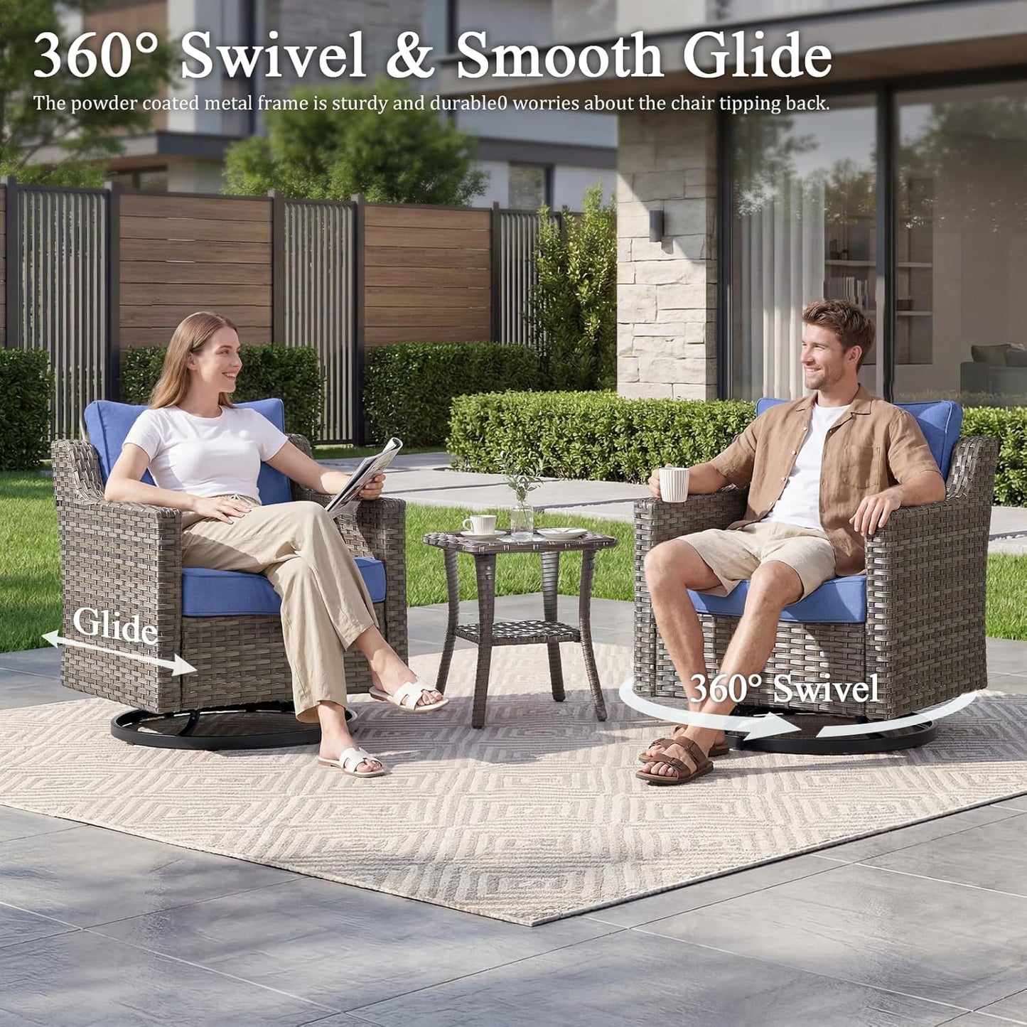 🌞 Elegant 7-Piece Outdoor Patio Sofa Set – Luxury Comfort for Your Backyard 🌿🛋️