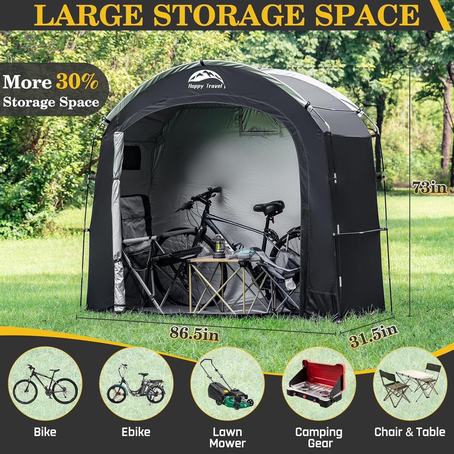 Adventure-Ready Bike Tent 🌄🏍️ – Stay Dry & Protected Anywhere! ☔