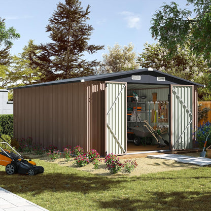 Secure Outdoor Storage Shed 🏡🔒 Keep Your Backyard Tidy & Organized!