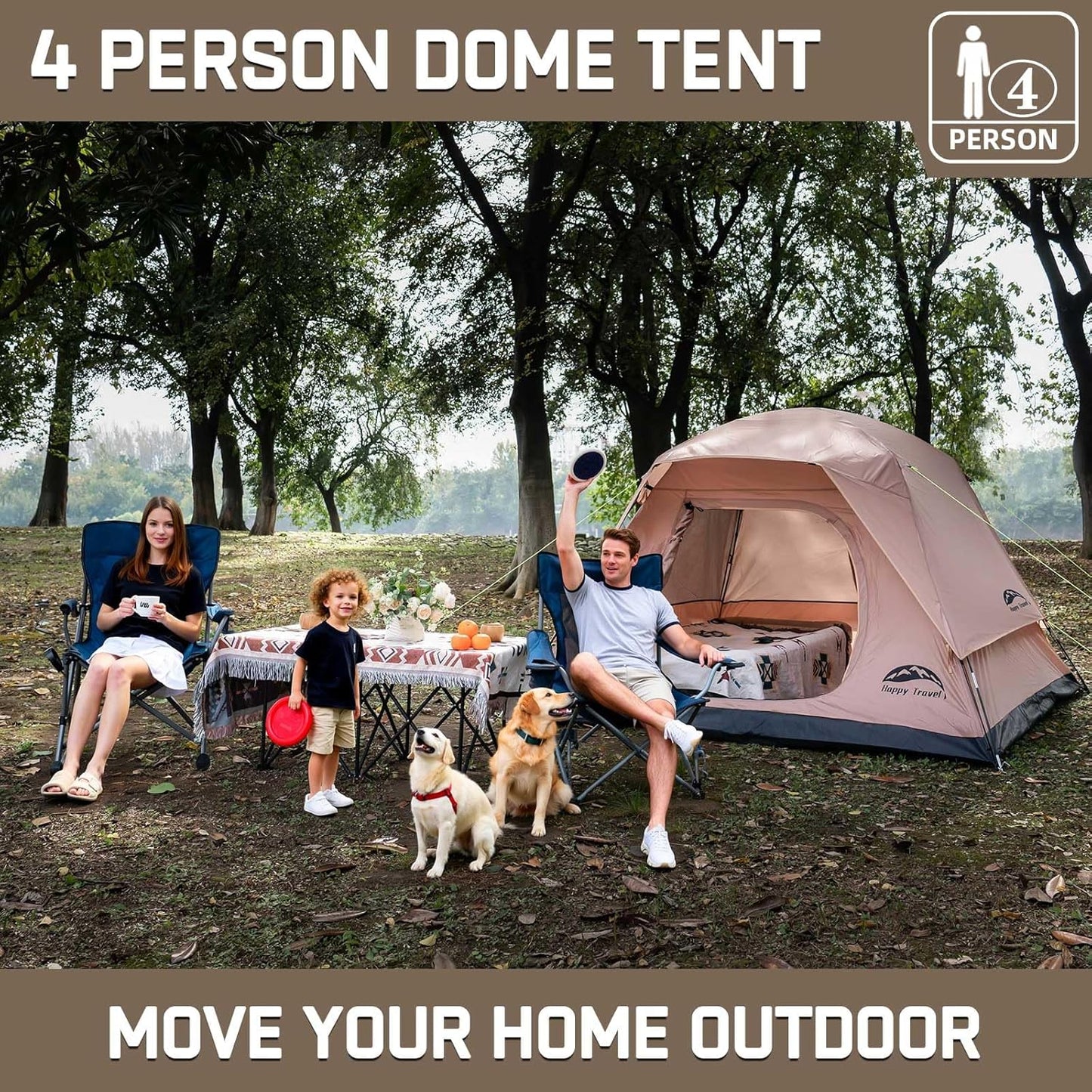 Adventure Dome Tent ⛺💨 | Waterproof & Portable Backpacking Shelter